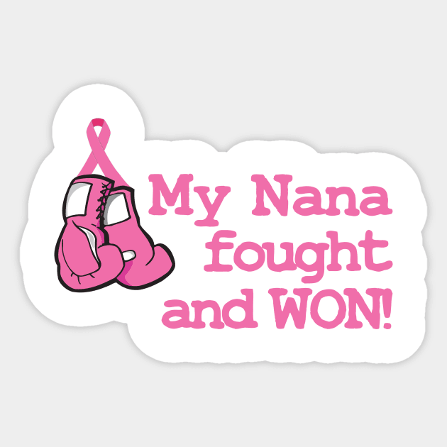 My Nana Fought and Won! Sticker by rachaelroyalty